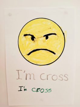 Emoji I'm cross. Escuela de inglés, Palma